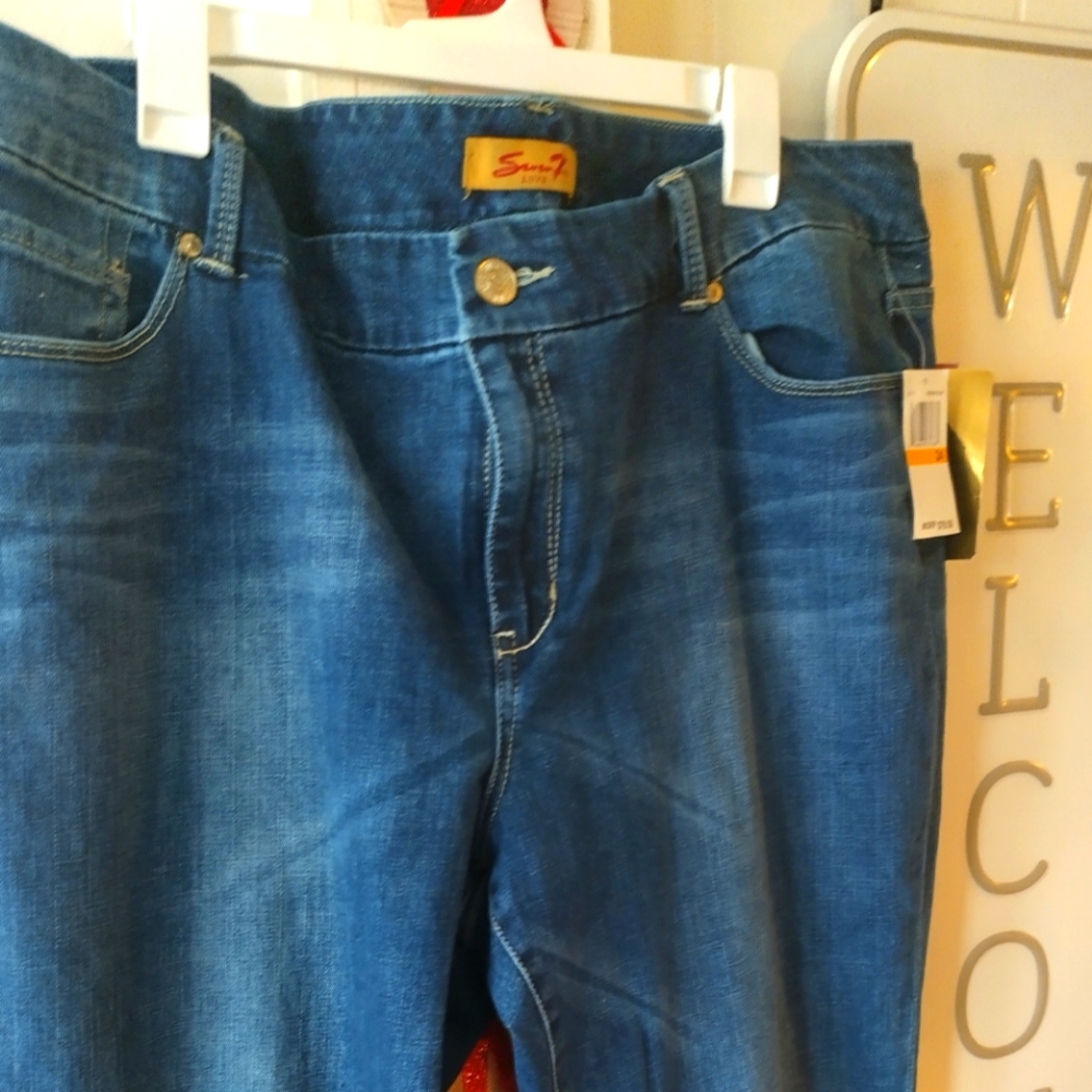 Senen7 luxe Women's plus size jeans size 24 boot cut